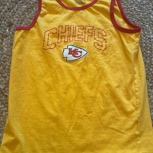 Nike Yellow and Red Athletic Tank - Kansas City Chiefs NFL Team Apparel